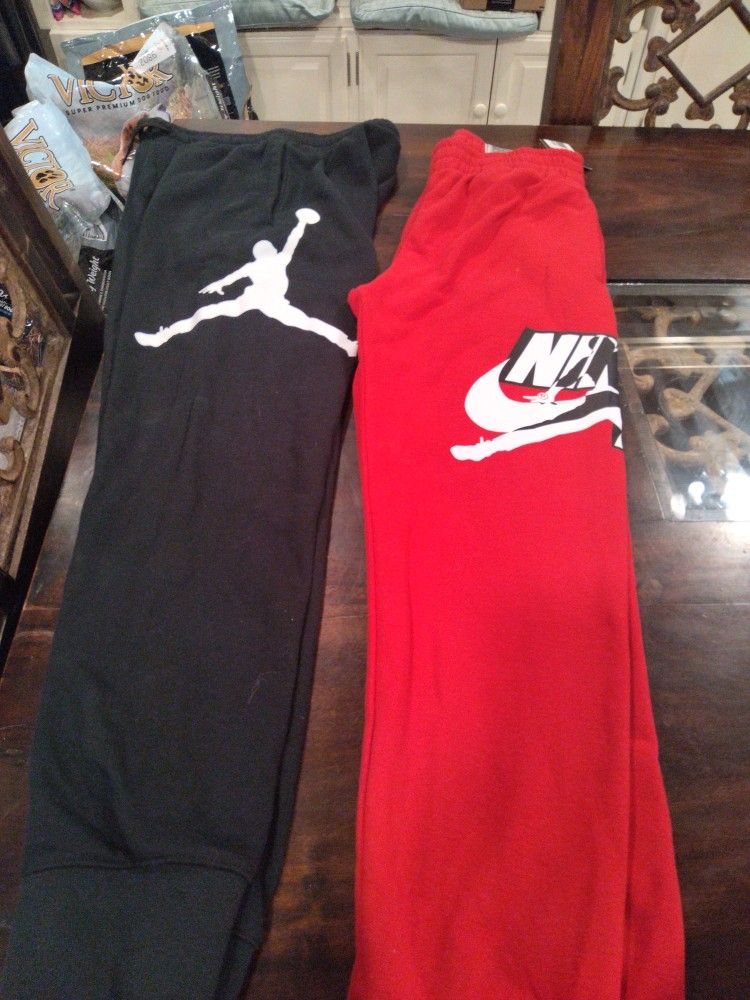 New Air Jordan/NIKE Sweats, Youth Sz Med And LG