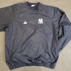 XL Adidas New York Yankees Sweater / Windbreaker 