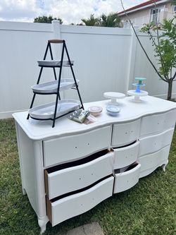 Solid wood dresser