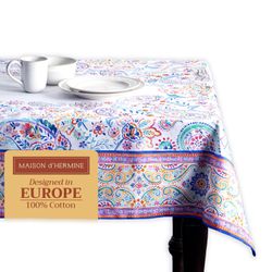 Maison d' Hermine 60"x108" Cotton Tablecloth