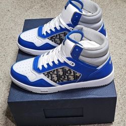 Dior B27 High Top Sneaker Men Brand New - Blue - size 9 US 42 EU.