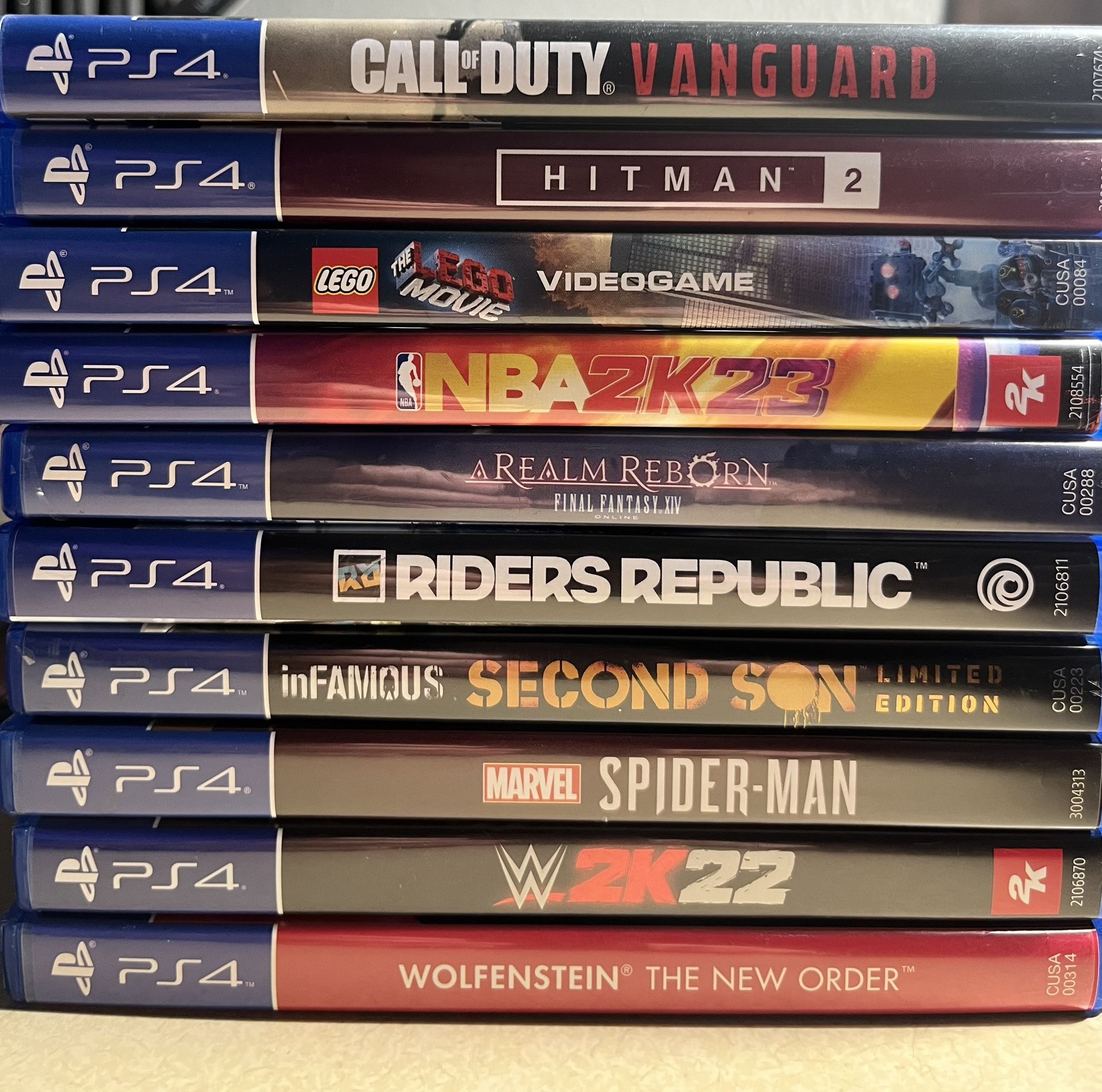 PS4 Video Game Lot