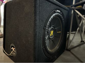 Kicker sub with amps