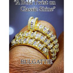 10k Gold With Natural Diamonds 