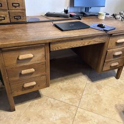 Antique Wood Desk