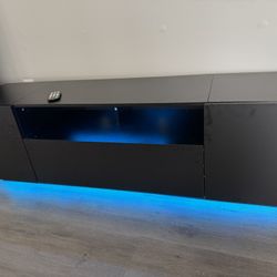 65 To 75inch TV Stand with led lights