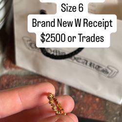 Chrome Hearts 22K Gold Ring E Ring