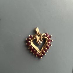 10k Gold Heart Charm