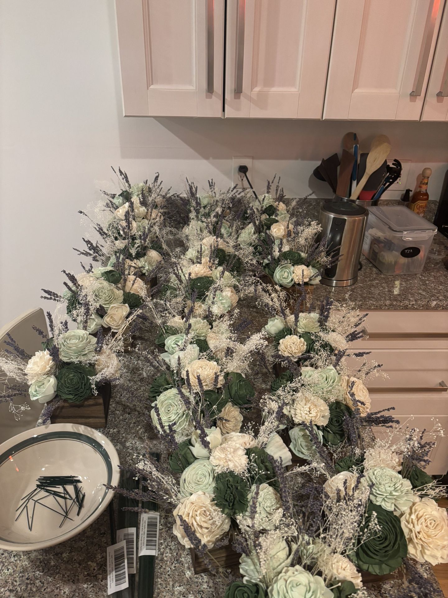 Sola Wood Sage Centerpieces