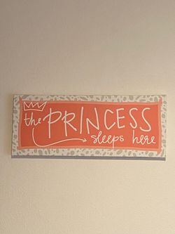 Princess wall art