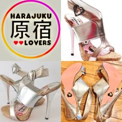 Harajuku Lovers vintage 2000s iconic statement Kameryn platform stiletto sandals