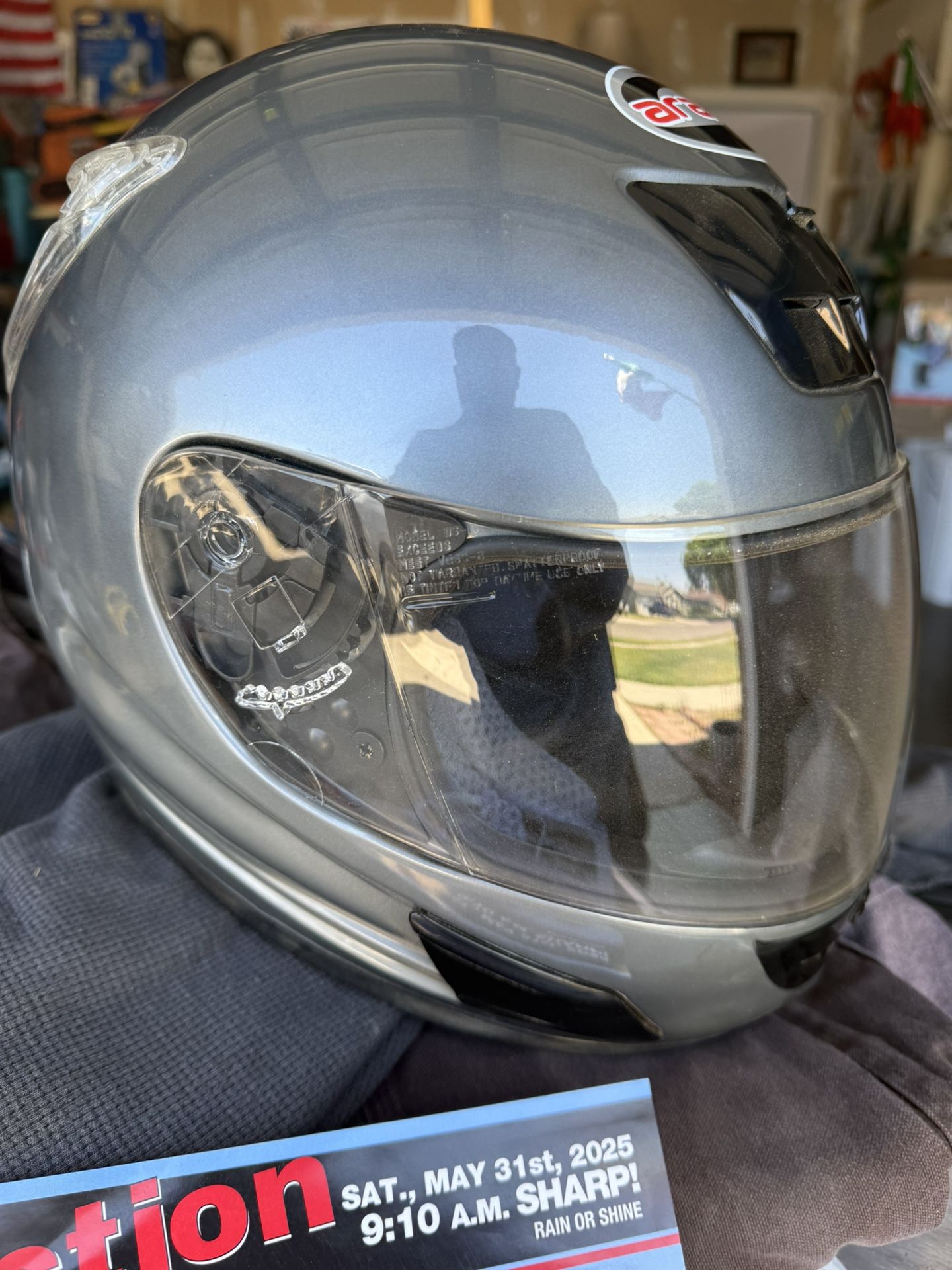 Biker Helmet Xl New