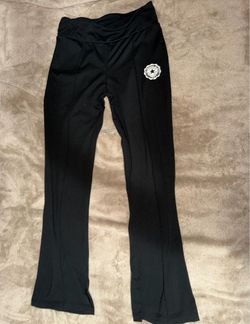 $8 size L women Converse Black Flare Leggings