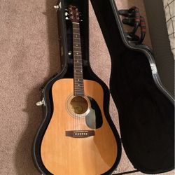 Squire Guitar And Case