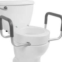 Raised Toilet Seat With Arms 