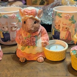 Mouse Ceramic Coffee Set