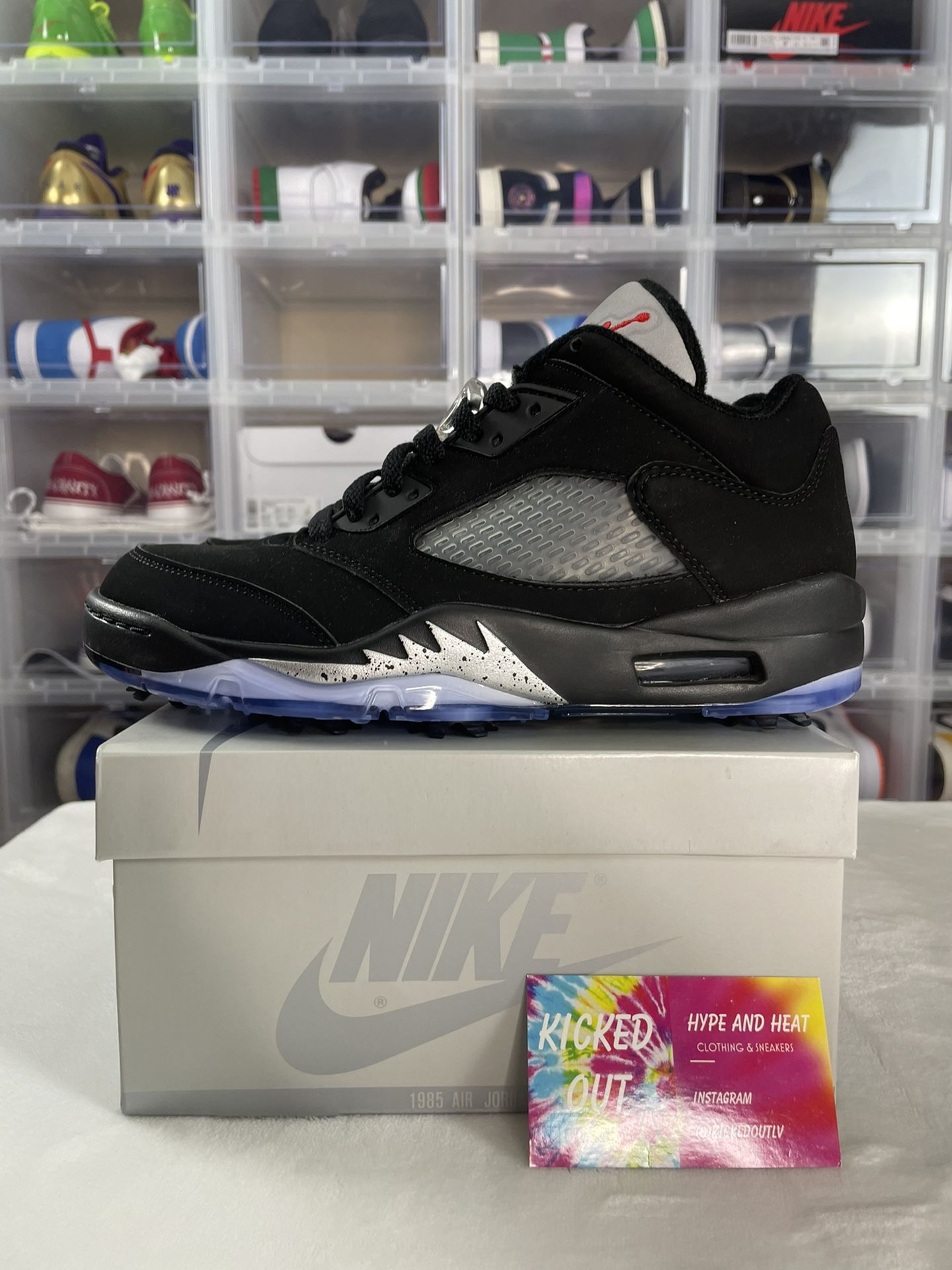 *NEW* Nike Air Jordan Metallic Low Golf Shoe Size Men