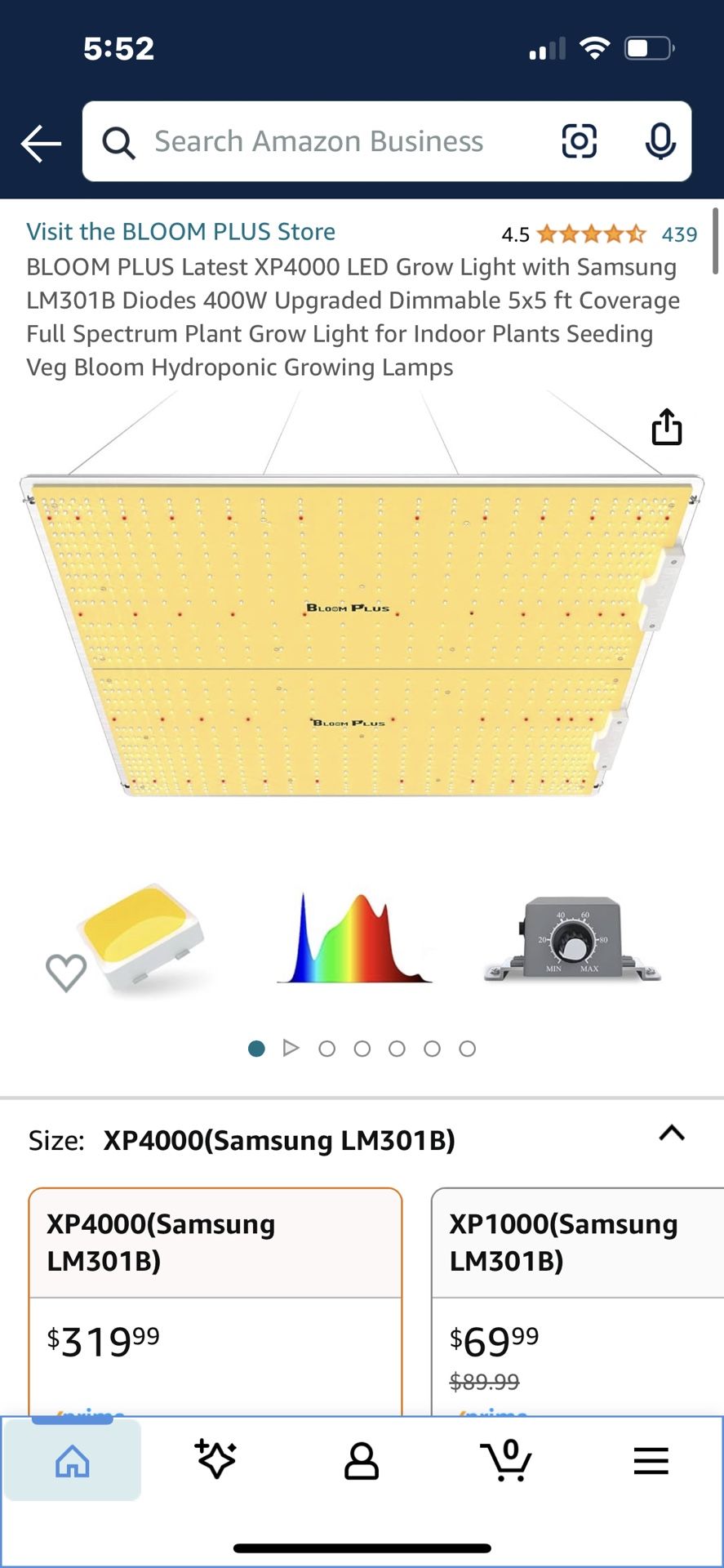 BLOOM PLUS XP4000 LED Grow Light