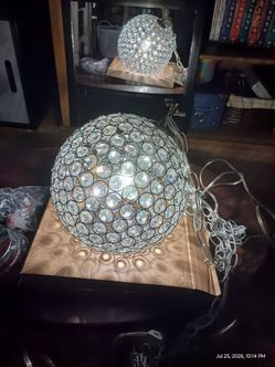 Crystal hanging lamp
