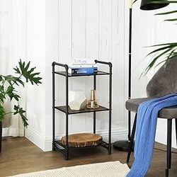 Ladder Shelf, 4-Tier Bookshelf, Storage 3-Tier