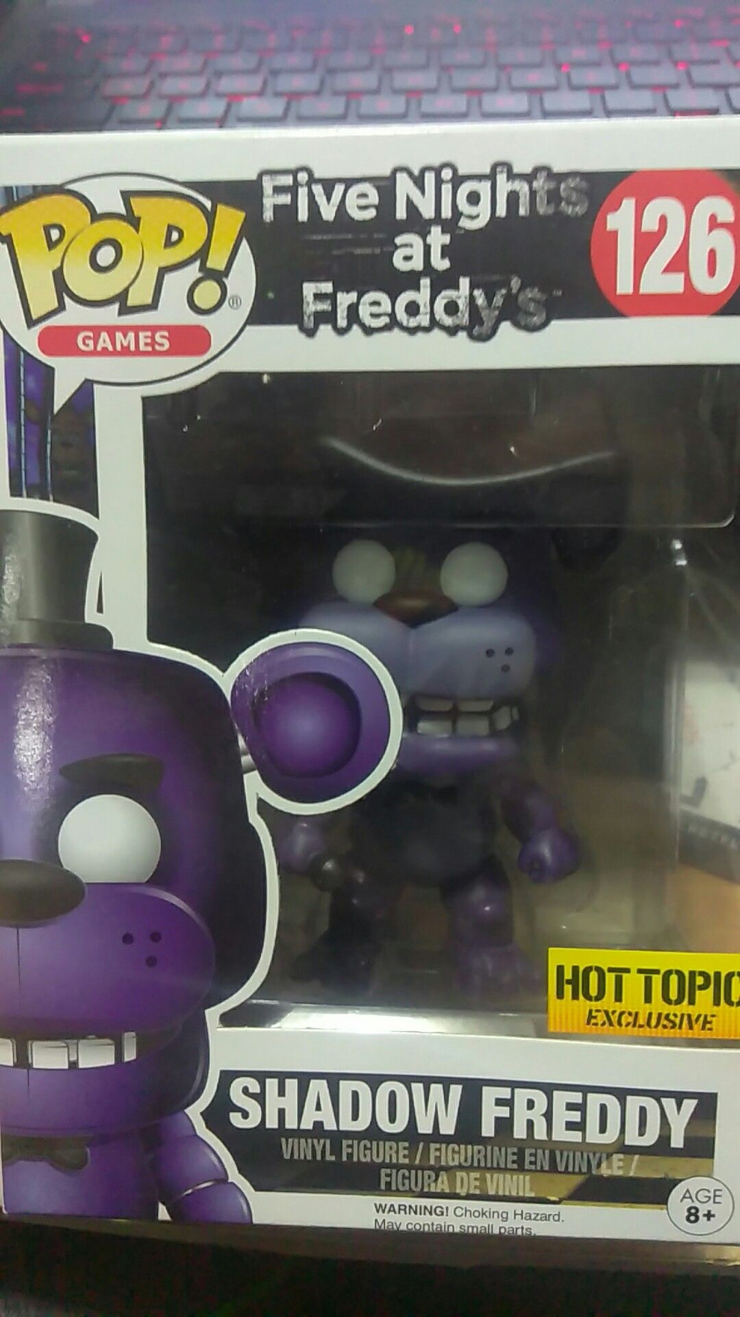 Funko Five Nights At Freddy's Pop! Games Shadow Freddy Vinyl Figure Hot  Topic Exclusive