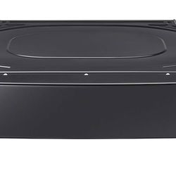 SAMSUNG 27” Wide Laundry Riser Pedestal Stand for 27” Wide Front Load Washer or Dryer, Lifts Machine 6”in Height, WE272NV/A3, Stainless Steel, Brushed