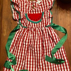Summer Watermelon Girls Dress Size 2,3,4,5