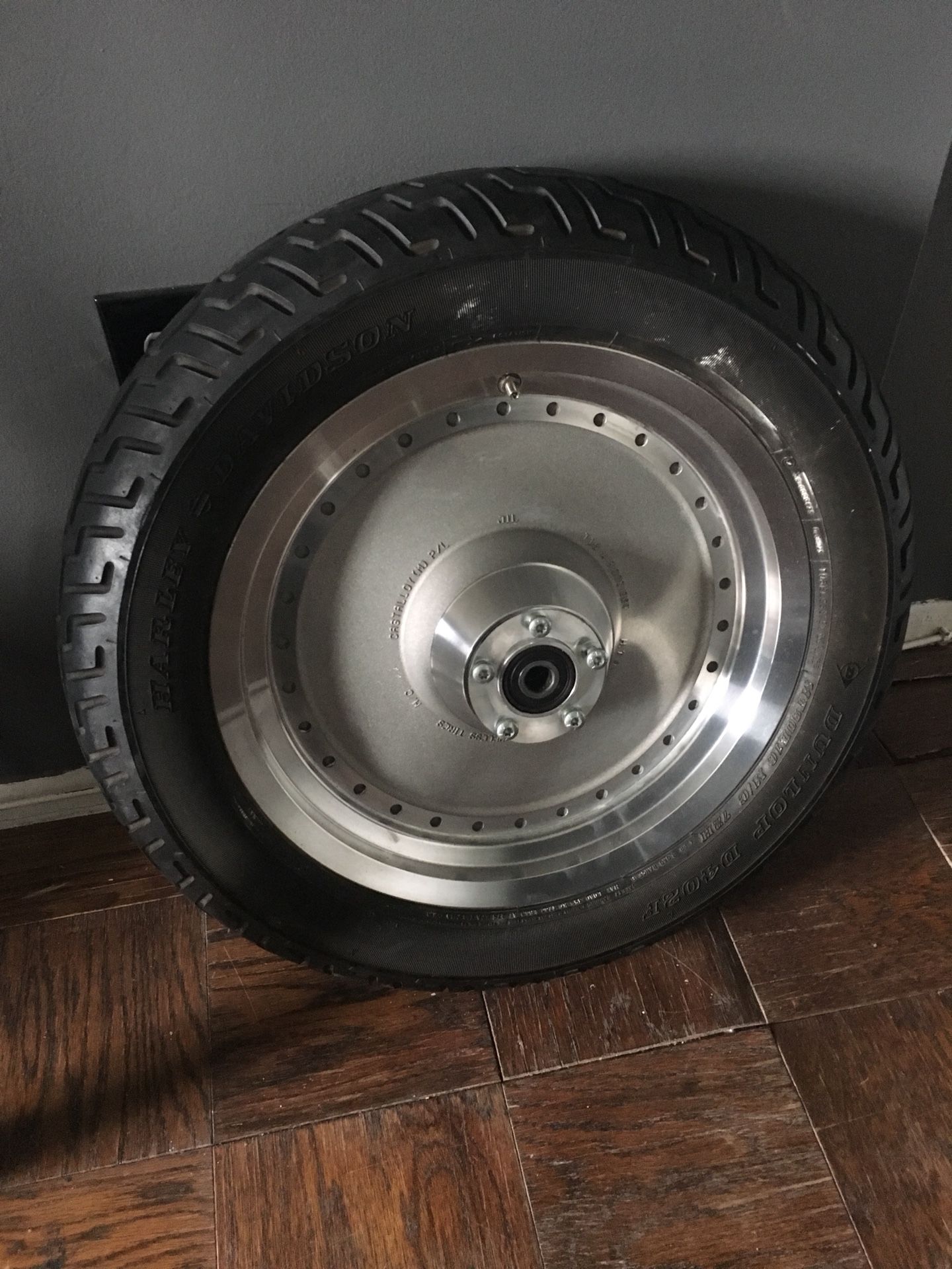 Harley Davidson Fat Boy front wheel & tire