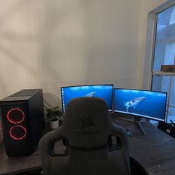 Cyber Power pc Whole Set Up 