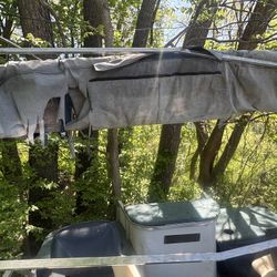 Pontoon Boat I Have More Pictures And Videos Send Me A Message If Interested 