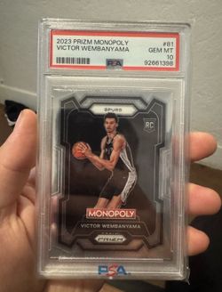 NBA Victor wembanyama monopoly PSA 10