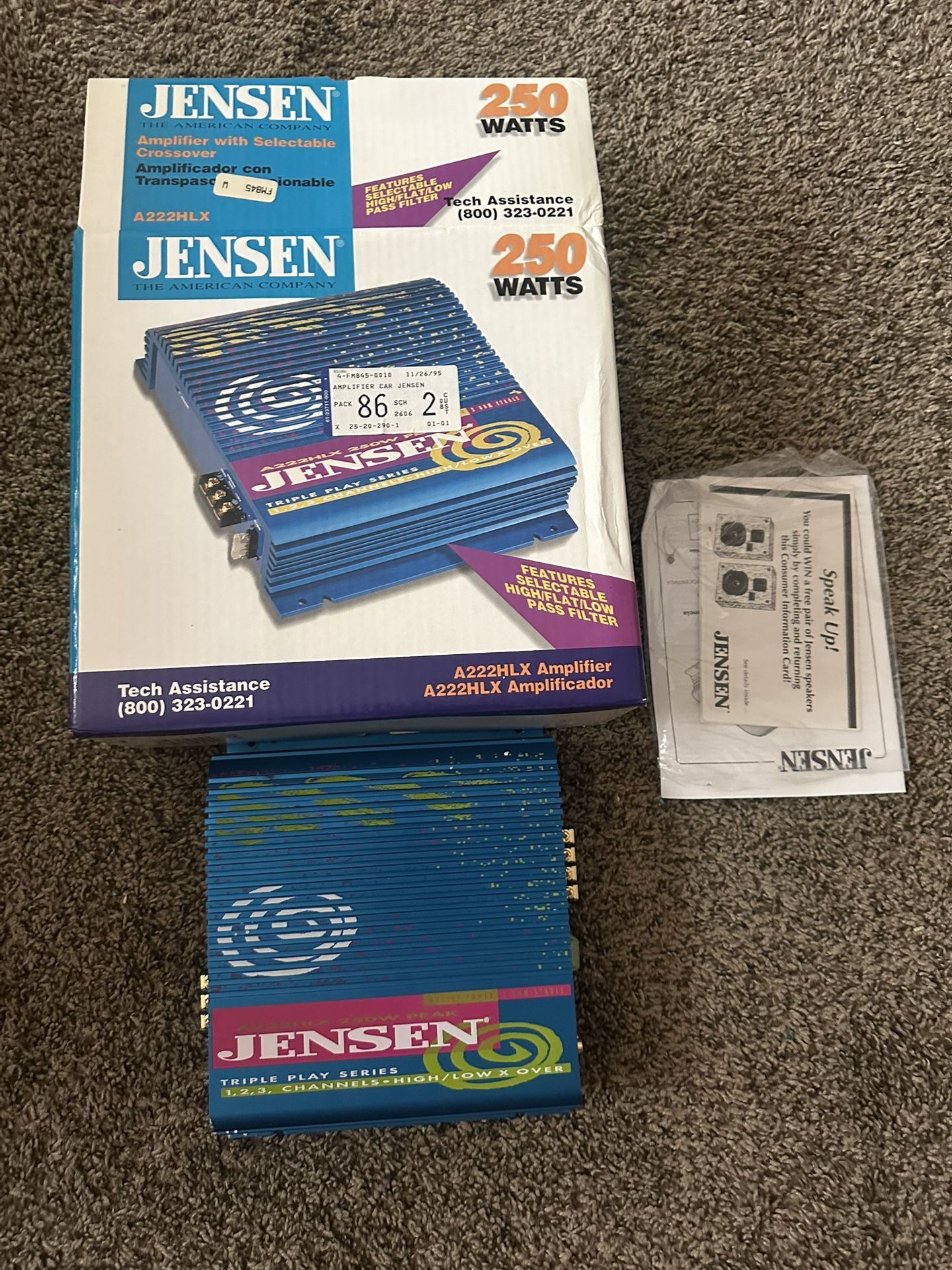 JENSEN AMP 1995 Vintage