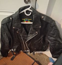 GENUINE LEATHER MOTORCYCLE XL 