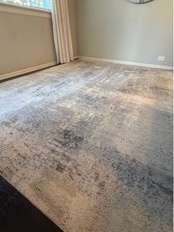 Large Modern Area Rug – Cream/Gray