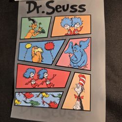 Dr. Seuss DTF transfers images