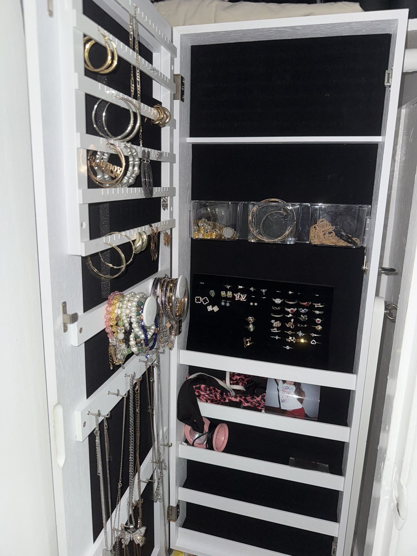 Mirror Jewelry Cabinet 