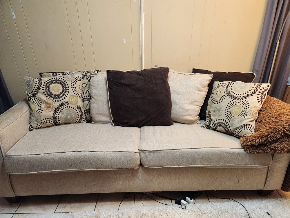 Family Couch + Pillows