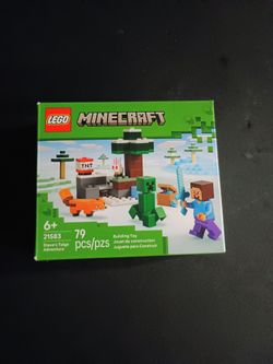 the LEGO Minecraft Steve's Taiga Adventure (21583)not brand new