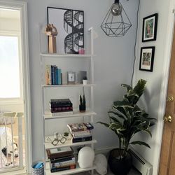 White Ladder Shelf 