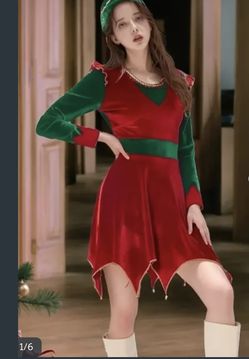 Disfraz Elfa/Duende Talla S