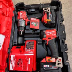Milwaukee M18 Impact And Drill 