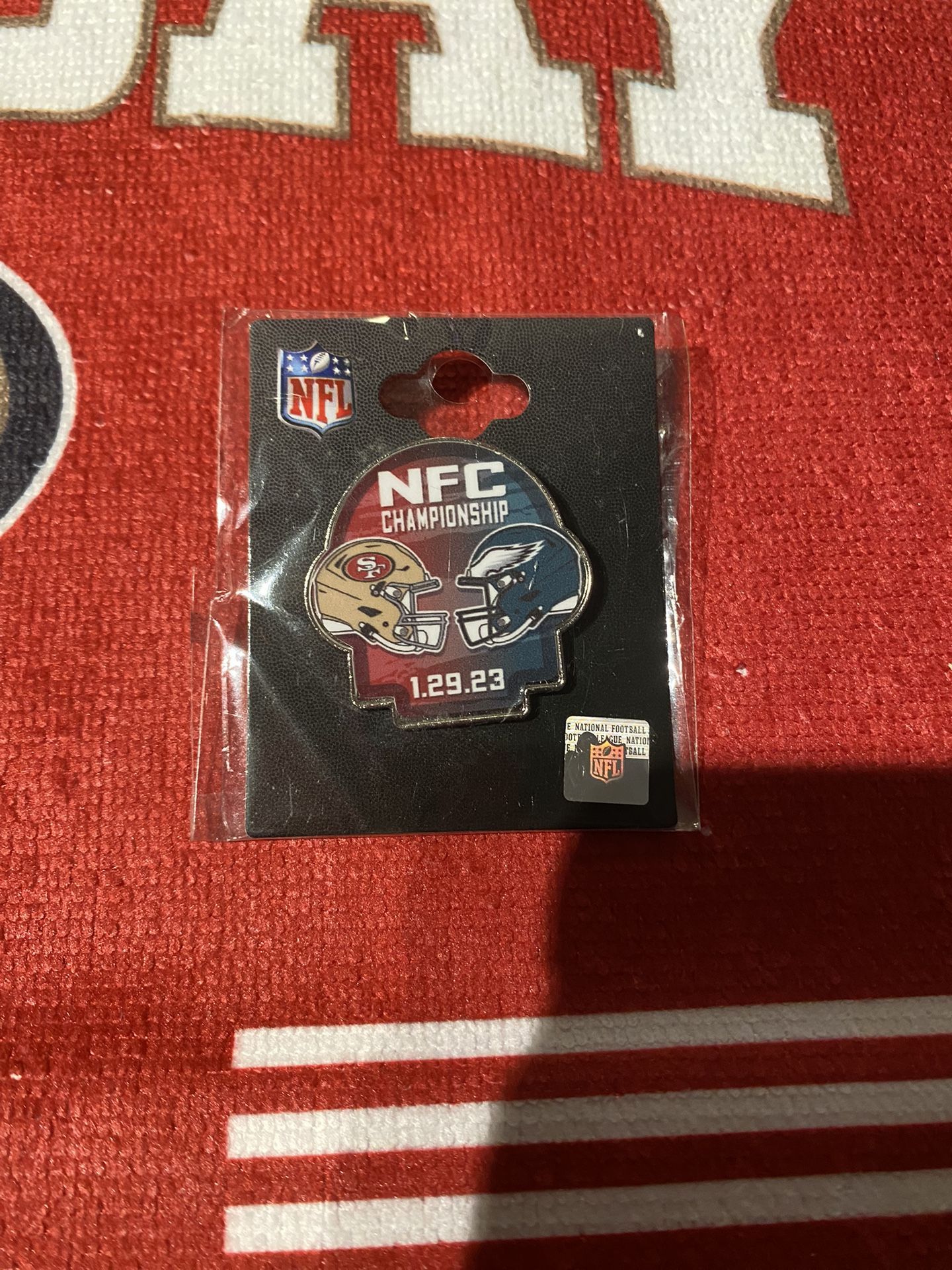 49ers vs Eagles NFC Championship Game Pin
