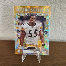 2025 Panini Donruss Legends of the Game Joey Porter TLS-JPO. Pittsburgh Steelers 