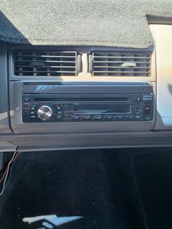 Flip screen indash radio