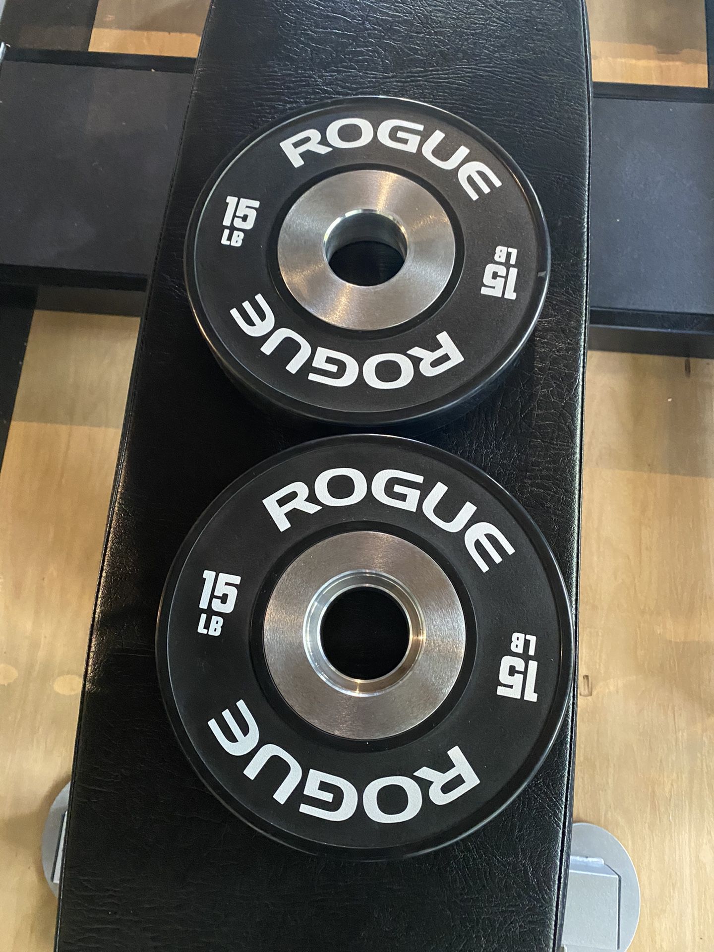 Rogue Fitness Dumbbell Bumpers New 15 lbs