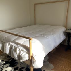 Trendy Queen Pine Bed Frame