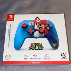 Super Mario Nintendo Switch Controller (wired)