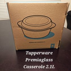 Tupperware Premiaglass Borosilicate Casserole Dish 2.1L