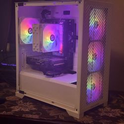 White Custom Gaming PC