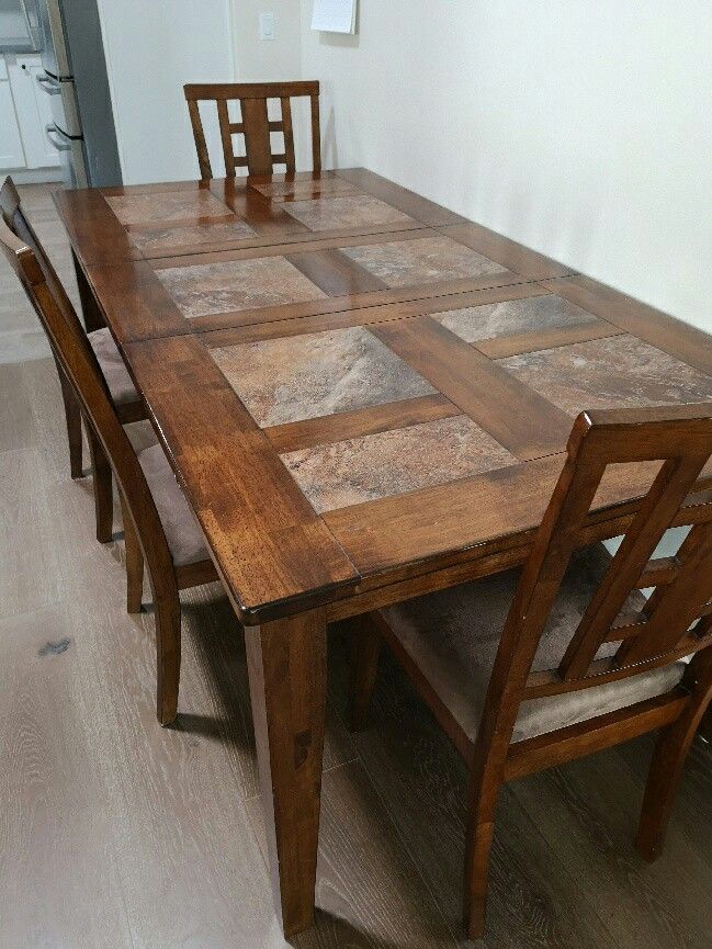 Dining Table Set w/ 6 Chairs